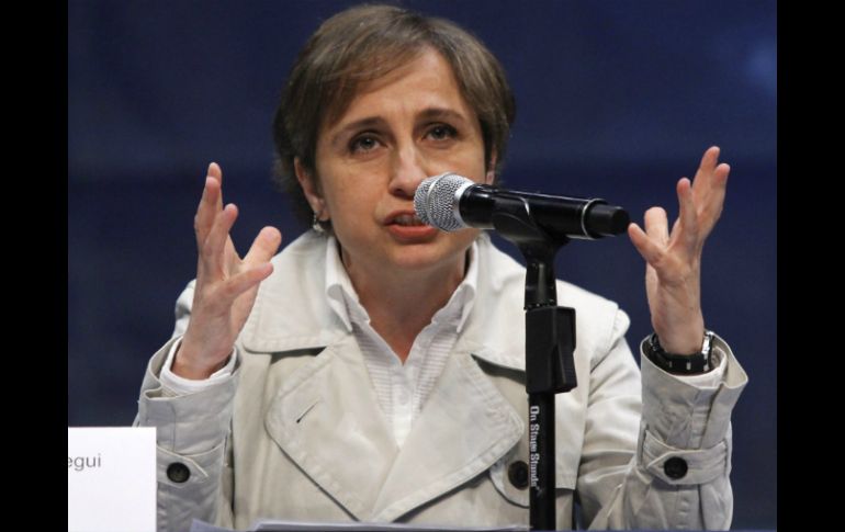 Carmen Aristegui rompió relación con MVS en medio de polémica. NTX / ARCHIVO