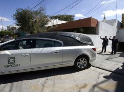 Los restos del 'Hijo del Perro Aguayo' están siendo velados en una funeraria de Guadalajara. AFP / H. Guerrero