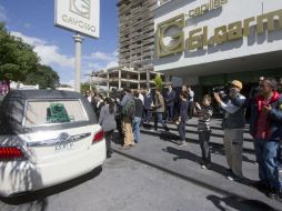 Pedro Aguayo Ramírez fue velado la tarde este domingo en Guadalajara, Jalisco. AFP / H. Guerrero