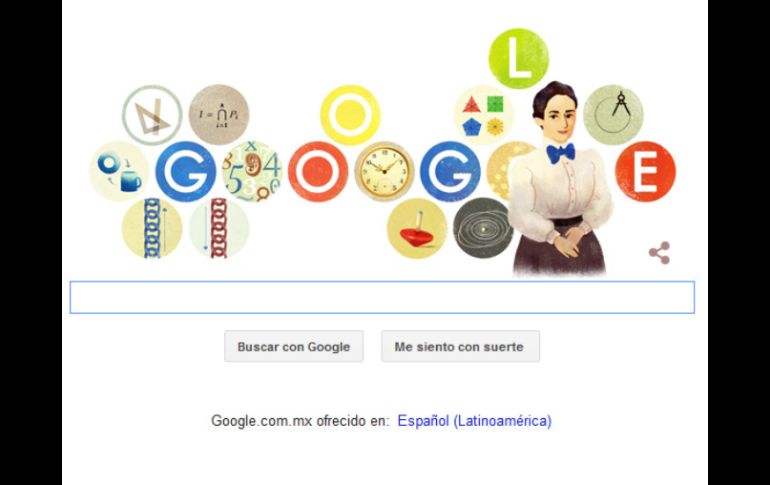 La imagen que Google coloca este lunes en su página de inicio consta de diversos y coloridos círculos. ESPECIAL / google.com