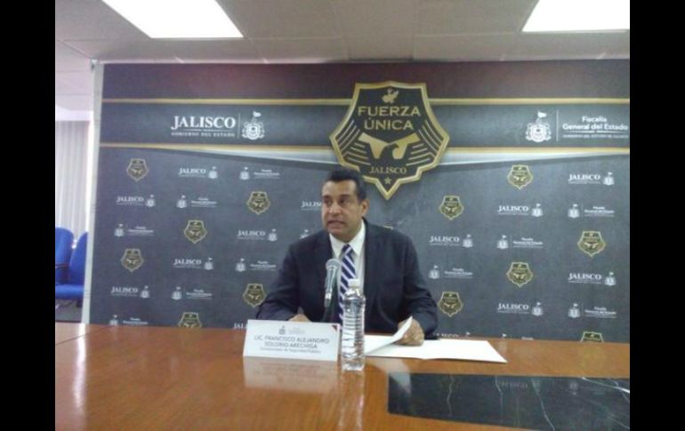 Solorio informa que tras el enfrentamiento personal de Fuerza Única apoyó con el traslado de gendarmes. TWITTER / @FiscaliaJal