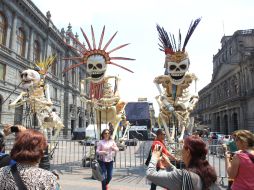 La escena requirió el cierre parcial del Eje Central por unos 10 minutos. EFE / M. Guzmán