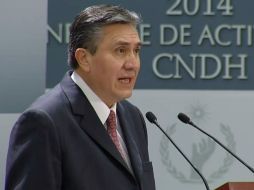 Luis Raúl González Pérez rinde su primer informe de labores al frente de la CNDH. YOUTUBE / Gobierno de la República