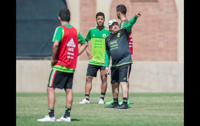 Entrenamiento ayer en los ángeles. MEXSPORT / D. Leah