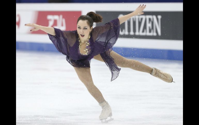 Elizaveta Tuktamysheva corona una gran temporada, tras ganar el Gran Premio y el campeonato de Europa en Estocolmo. EFE / H. Young