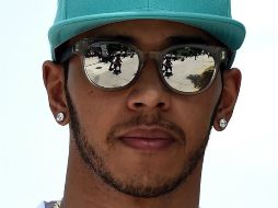 ''No es el circuito más fácil para adelantar, así que la salida será crucial, especialmente la primera curva'', dice Hamilton. AFP / M. Vatsyayana