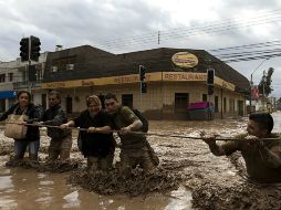 Siete mil 873 efectivos se mantienen al resguardo de la población y colaborando en la limpieza. NTX / Cortesía