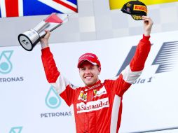 Sebastian Vettel considera que su auto está equilibrado y se adapta perfectamente a él. EFE / D. Azubel