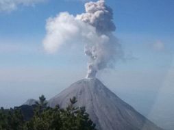 La actividad del coloso oscila entre 10 y 15 explosiones diarias. TWITTER / @pcJalisco