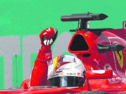 Triunfador. El alemán Sebastian Vettel rompió la hegemonía de Mercedes en el Gran Premio de Malasia. AP /