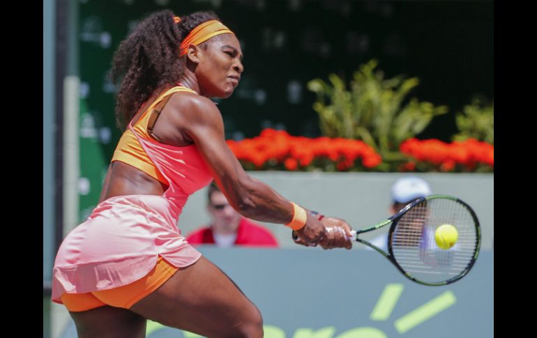 La menor de las Williams, campeona defensora del certamen, ha despachado sin piedad a tres oponentes sin perder un set. EFE / E. Lesser