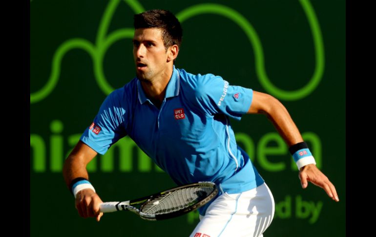 Novak Jokovic le ganó en una hora y 28 minutos al belga. AFP / M. Stockman