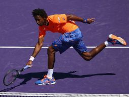 Monfils confía en mejorar de su lesión en un 'par de días'. AFP / C. Brunskill