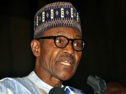 'Les aseguro que Boko Haram pronto se dará cuenta de la fuerza de nuestra voluntad colectiva' declaró Buhari. AFP / Stringer