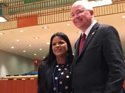 Gabriela fue nombrada como  representante permanente alterna de su país ante la ONU en agosto pasado. AP / C. Anna