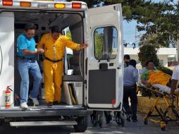 El incendio en la plataforma Abkatun de Campeche provocó que más de 40 personas recibieran atención médica. AFP /