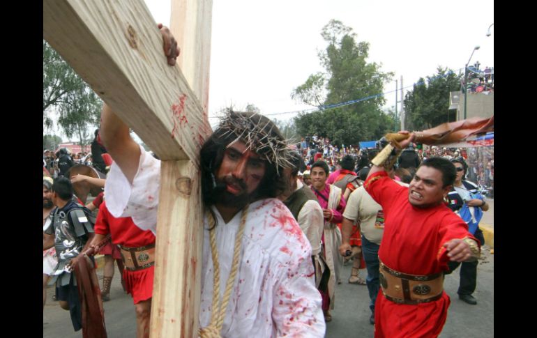 Se llevará a cabo la representación de la Pasión de Cristo. NTX / ARCHIVO