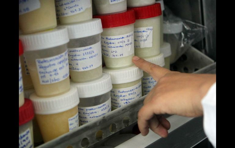 Las muestras pasteurizadas son conservadas para los bebés hospitalizados. EL INFORMADOR / A. Hinojosa