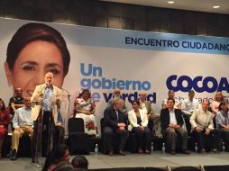 Madero estuvo con Calderón, que compite por segunda vez por la gubernatura michoacana. TWITTER / @AccionNacional