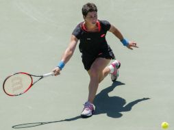 Suárez entra en la historia del tenis español, junto a Arantxa Sánchez Vicario y Conchita Martínez. EFE / ARCHIVO