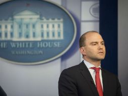 Ben Rhodes, el asesor adjunto para la seguridad nacional de la Casa Blanca, en entrevista. AP / P. Monsivais