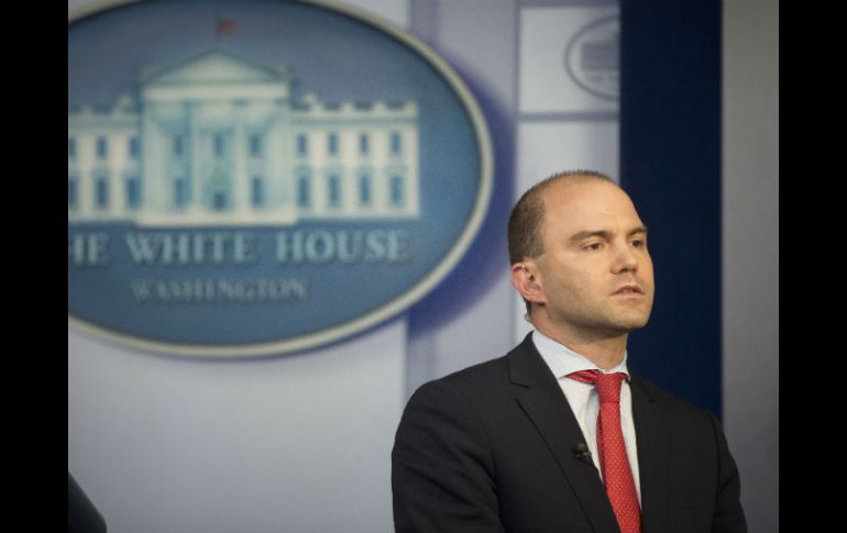 Ben Rhodes, el asesor adjunto para la seguridad nacional de la Casa Blanca, en entrevista. AP / P. Monsivais