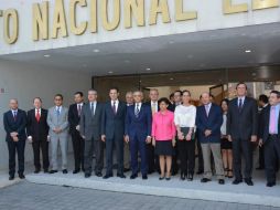 Mancera estuvo en el INE donde participó en la firma de un convenio de colaboración. TWITTER / @INEMexico