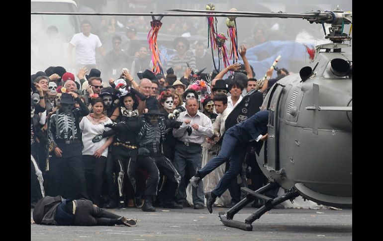 ''Spectre'', la nueva cinta del agente 007, se filmó en la Ciudad de México; una parte del Centro Histórico cerró durante diez días. EFE / ARCHIVO