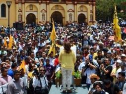 La candidata señala que no debería haber gobiernos opacos. FACEBOOK / Celia Fausto Lizaola