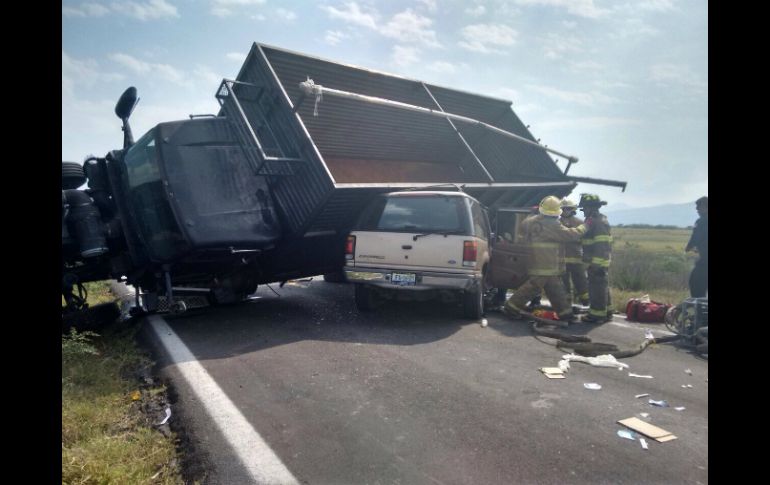 El chofer del camión no se encontró, ya que se dio a la fuga. EL INFORMADOR /