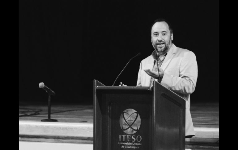 EXPERTO. Benjamín Huerta compartió sus conocimientos en el Auditorio Pedro Arrupe del ITESO. ESPECIAL / ITESO