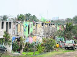 Desolación. Fraccionamiento en Veracruz, entidad que se ubica en el octavo lugar nacional con más créditos para vivienda vencidos. ESPECIAL / EL DICTAMEN