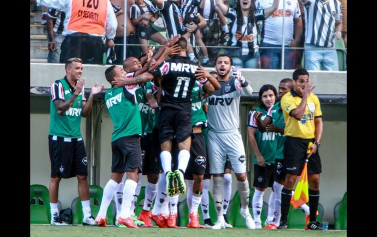 El equipo brasileño viene de empatar en liga a un gol con el Cruzeiro. ESPECIAL / atletico.com.br