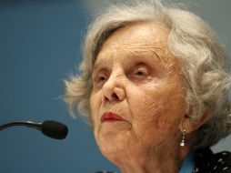 La escritora Elena Poniatowska habló de Paz y su relación con los árboles. NTX / ARCHIVO