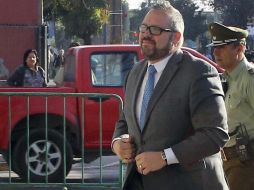 Sebastián Dávalos fue interrogado este lunes en una investigación en Rancagua, al sur de Santiago. EFE / J. Loyola