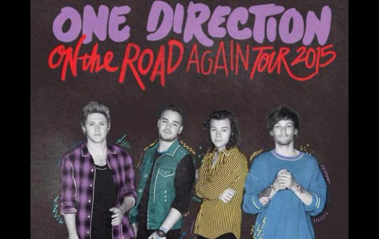 En la imagen se da promoción a su gira 'On The Road Again Tour'. TWITTER / @NotasStyles