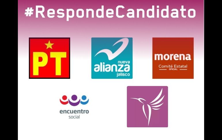 Las preguntas de los usuarios de redes sociales serán enviadas para que los candidatos lo respondan. EL INFORMADOR /