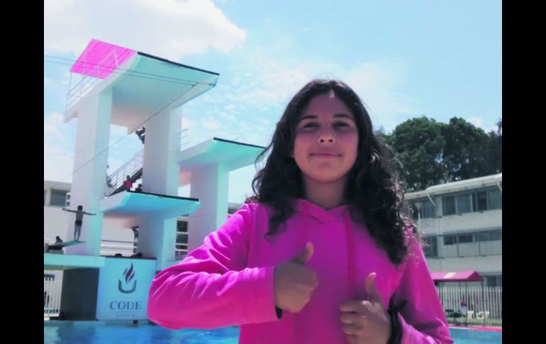 Alma Paola González Fregoso. A sus 15 años de edad, se prepara a tope para representar a Jalisco en la próxima Olimpiada Nacional. EL INFORMADOR / R. Alarcón