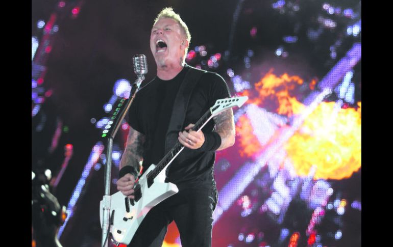 Metallica será una de las bandas estelares en el 'Rock Weekend'. NTX / ARCHIVO