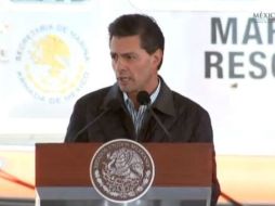 El Presidente anuncia la compensación económica para los pescadores que trabajaban en la zona ahora protegida. TWITTER / @PresidenciaMX