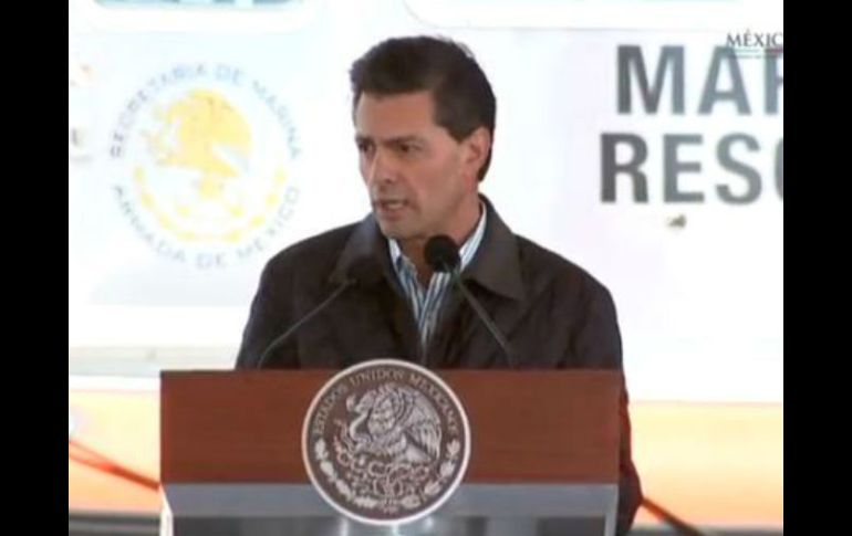 El Presidente anuncia la compensación económica para los pescadores que trabajaban en la zona ahora protegida. TWITTER / @PresidenciaMX