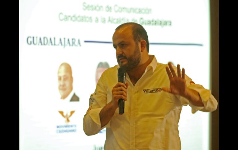 Villanueva participó este jueves en un debate organizado por la American Chamber. EL INFORMADOR / M. Vargas