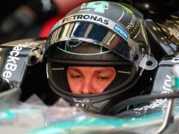 Rosberg fue el más rápido y tiene a Mercedes en la mira de la victoria. AFP / M. Naamani