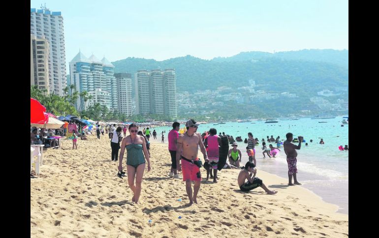 Acapulco. Este destino turístico se encuentra entre los que tuvieron una mayor ocupación hotelera. NTX /