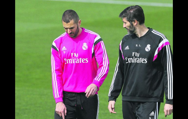 Ausencia. El delantero francés Karim Benzema está descartado para el duelo de hoy. EFE / Ballesteros