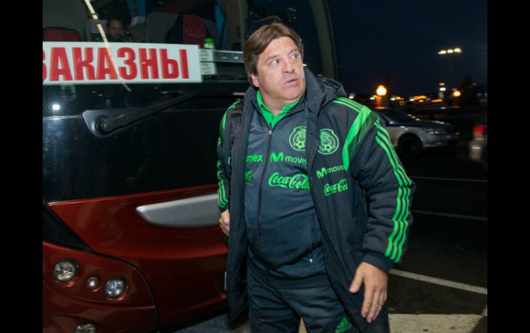 Esperan el texto para que Miguel Herrera lo lea, informa Compeán. MEXSPORT / ARCHIVO