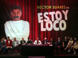 Héctor Suárez presenta una parodia política y le rinde homenaje a Jesús Martínez 'Palillo'. NTX / J. Arciga