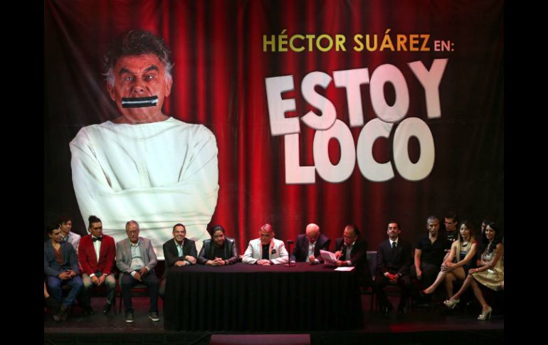 Héctor Suárez presenta una parodia política y le rinde homenaje a Jesús Martínez 'Palillo'. NTX / J. Arciga