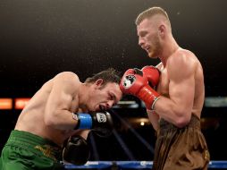 El boxeador se probó por primera vez en el peso semicompleto con un decepcionante balance, tras caer en el noveno round. AFP / ARCHIVO