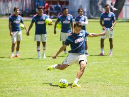 El Guadalajara practicó los tiros penales en su entrenamiento previo a la final. EL INFORMADOR /